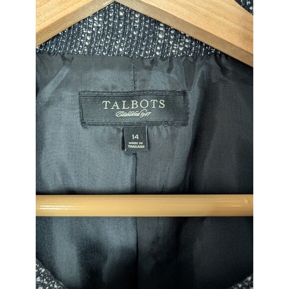 Talbots Snap Button Blazer Ribbon Tie Size 14 - Picture 3 of 6